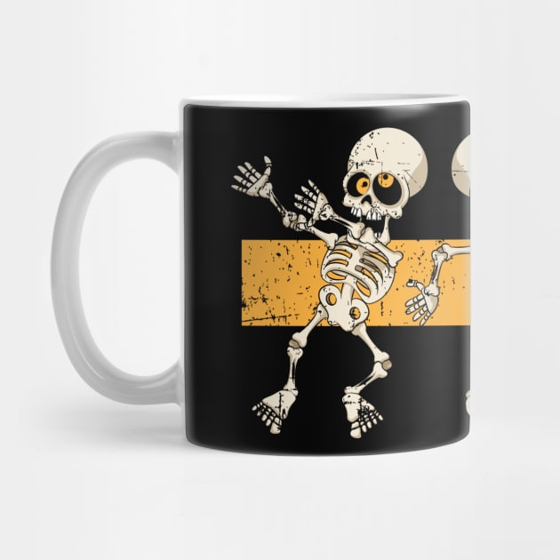 Funny 3 Dancing Skeleton Halloween Gift by teeleoshirts